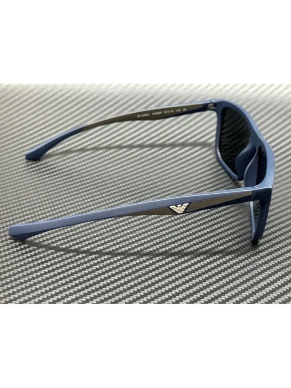 New Emporio Armani Men Matte Blue Sunglasses 57-18-145